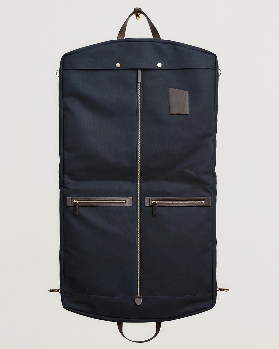 Mismo M/S Suit Carrier Navy/Dark Brown – Blå