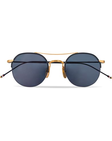 Runda solglasögon |  TB-903 Sunglasses 18 Carat Gold/Navy