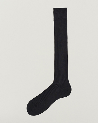 Herr | Gamla produktbilder | Pantherella | Baffin Silk Long Sock Black