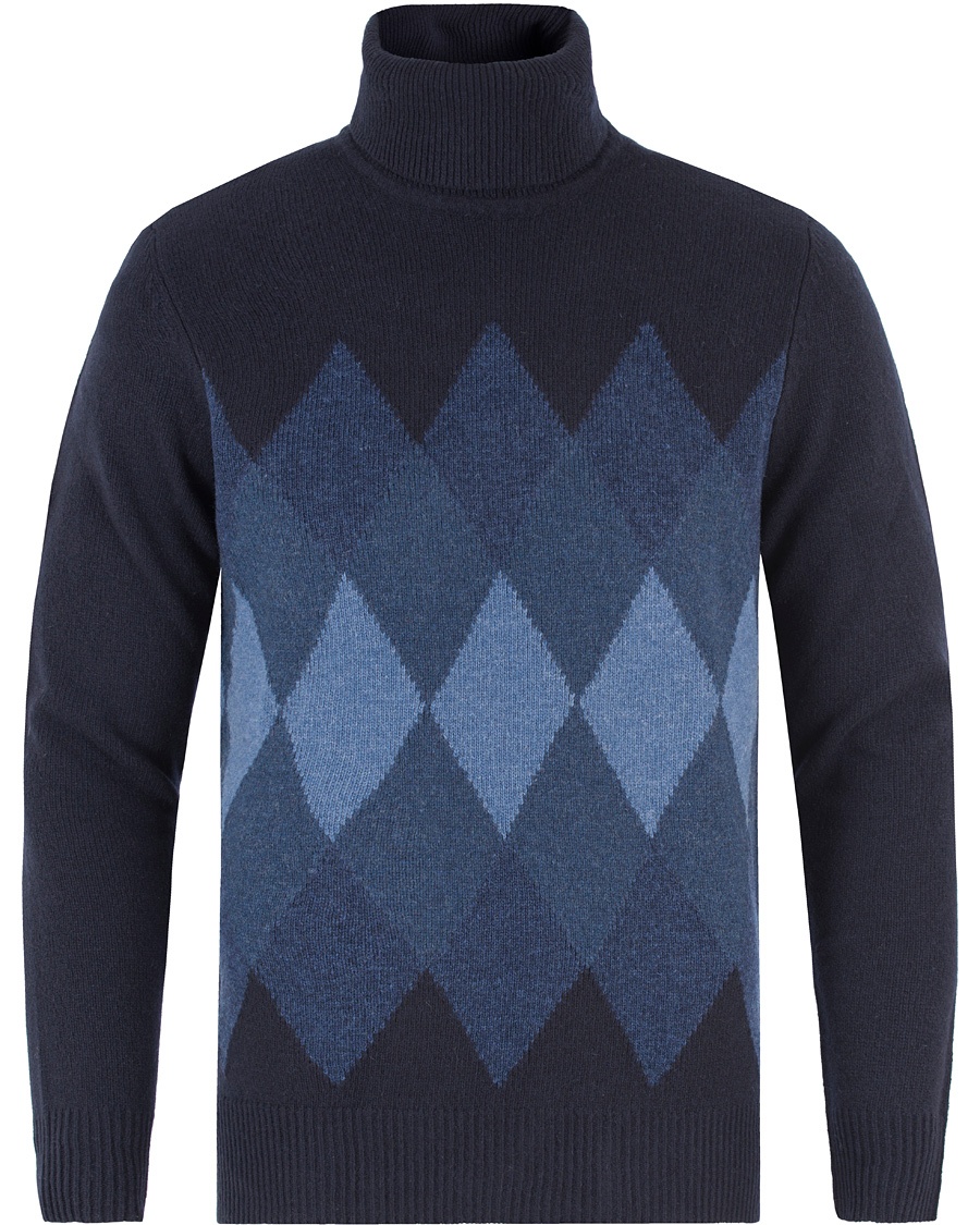  Argyle Rollneck Navy