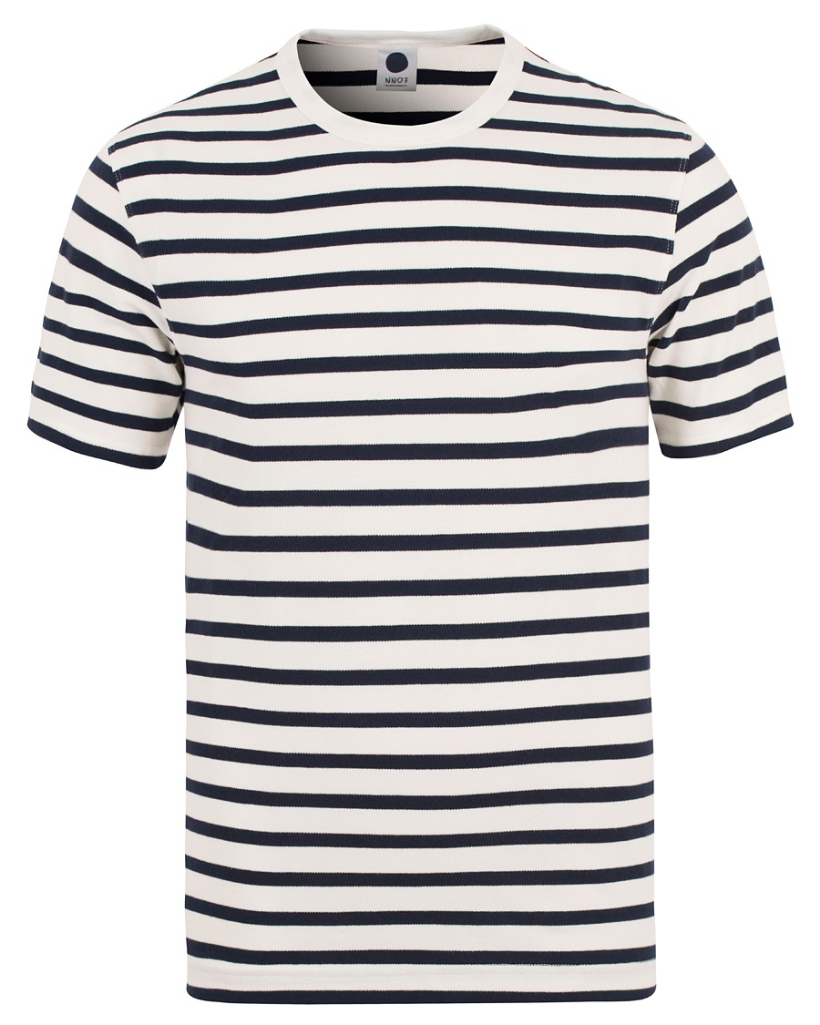  Basic Stripe Tee 3297 Navy