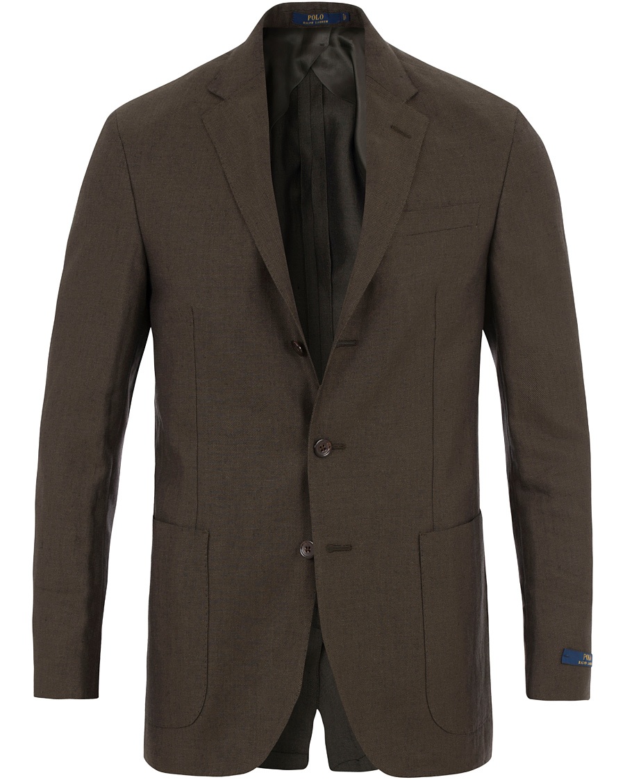  Morgan Yale Linen/Wool Blazer Earth Green