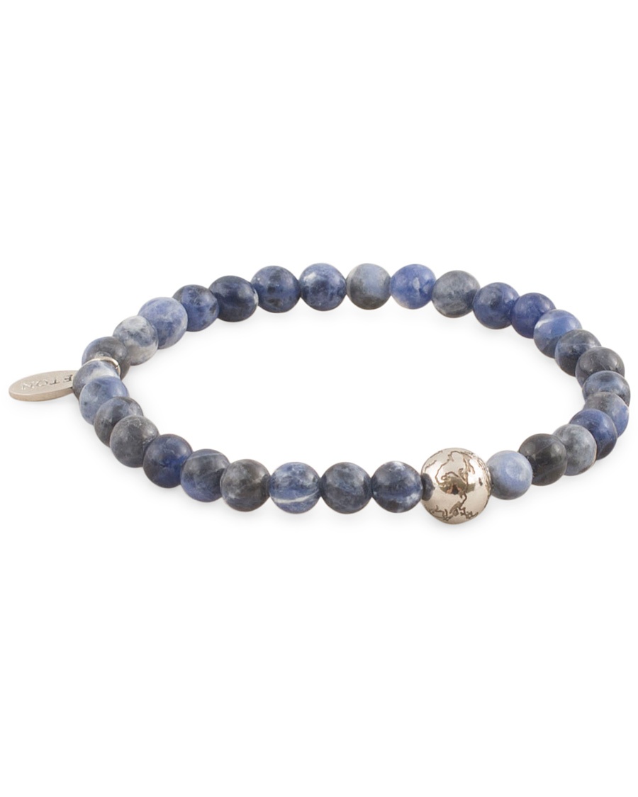  Earth Semi Precious Stone Bracelet Blue