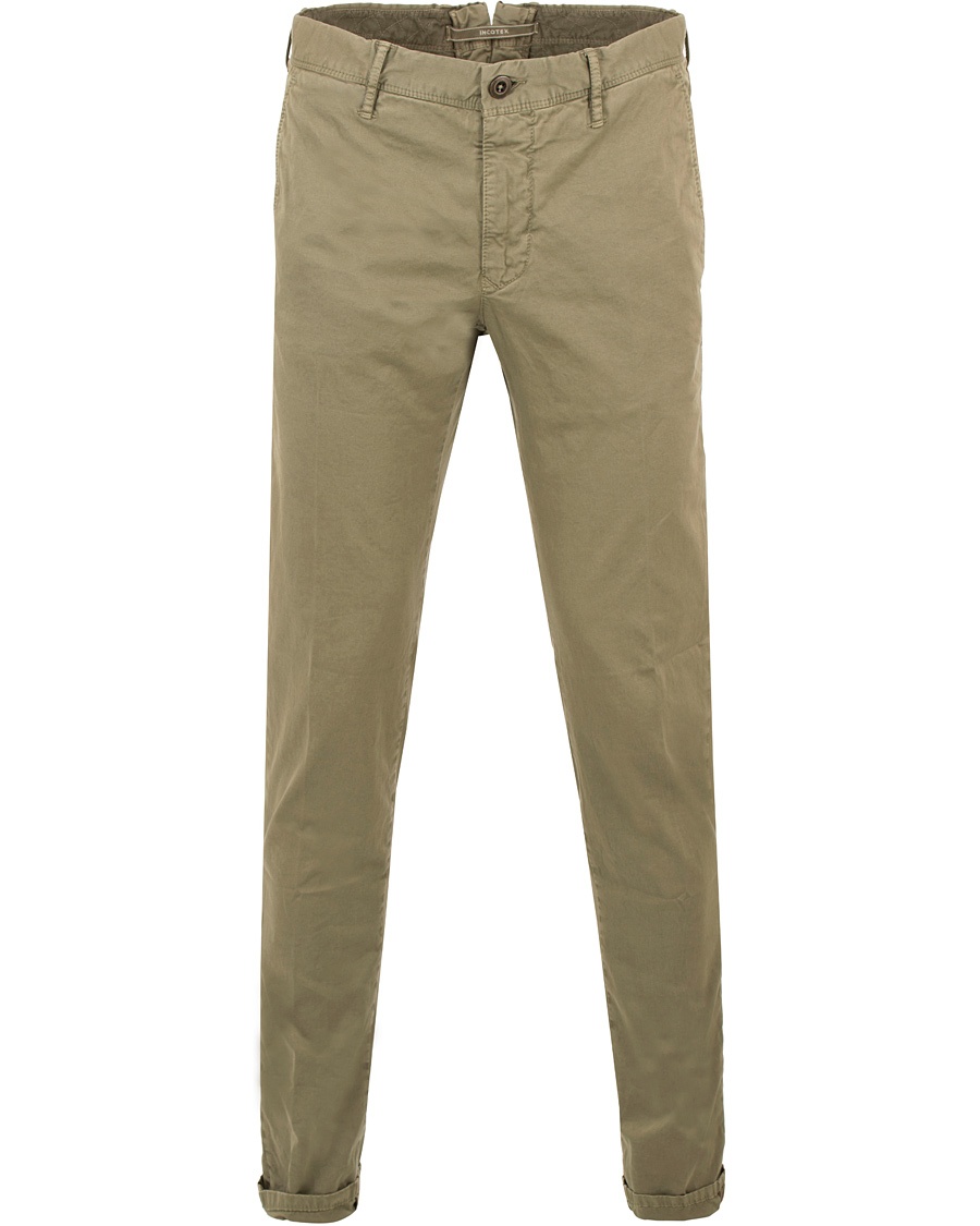  Slim Fit Stretch Slacks Light Army