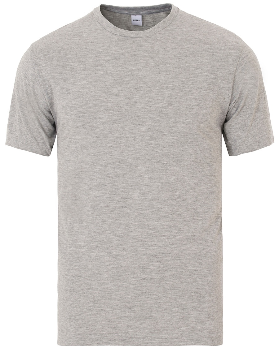  Crew Neck Tee Grey Melange