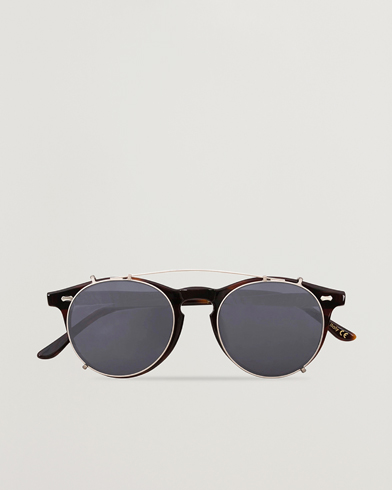 Herr | TBD Eyewear | TBD Eyewear | Pleat Clip On Sunglasses Classic Tortoise