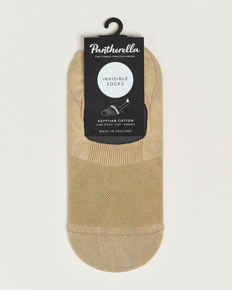 Herr | Ankelstrumpor | Pantherella | Footlet Cotton/Nylon Sock Khaki
