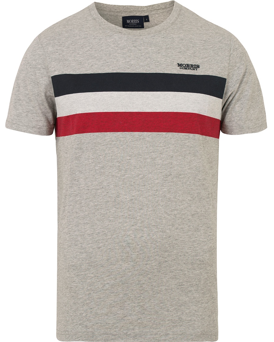  Martin Crew Neck Tee Light Grey Melange