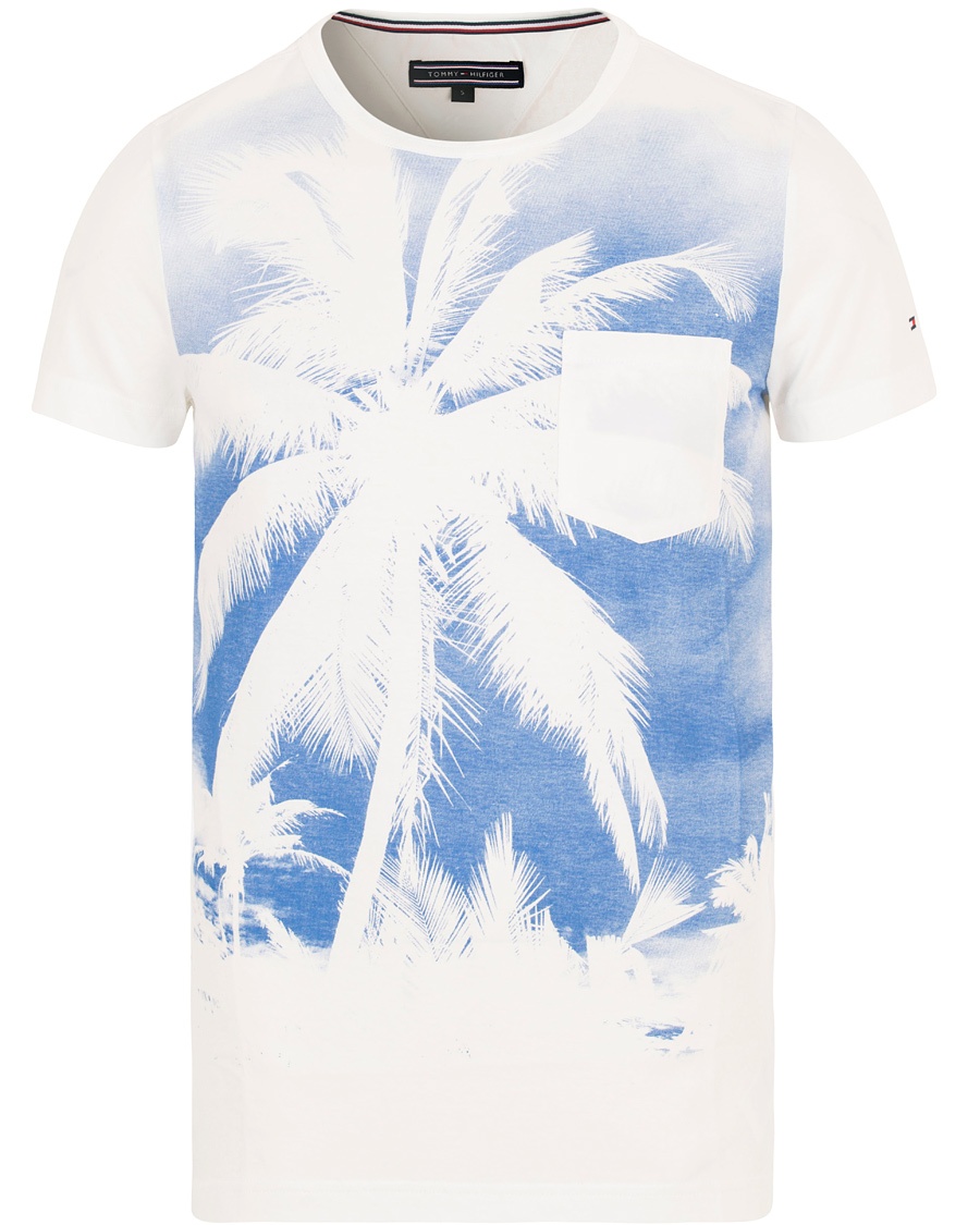  Harry Printed Palm Tee White