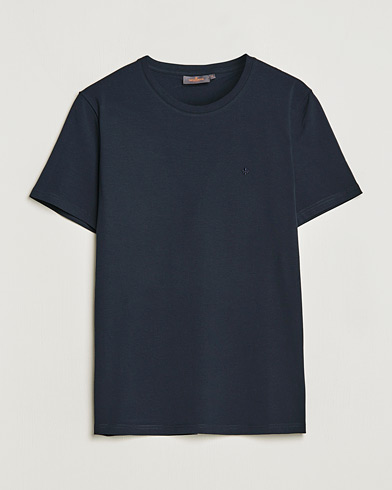 Herr | Kortärmade t-shirts | Morris | James Crew Neck Tee Navy