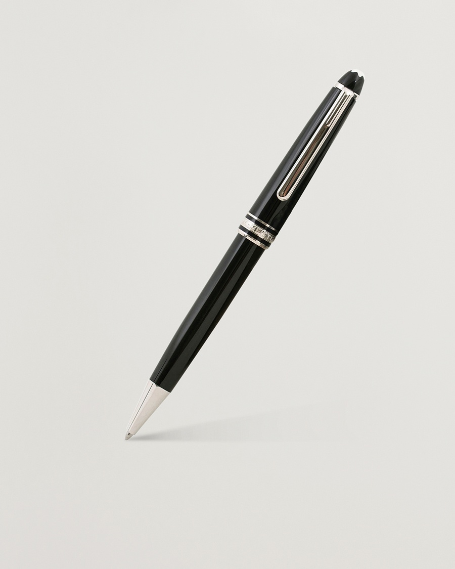 Montblanc 164 Classique Meisterstück Ballpoint Pen Platinum Line – Svart