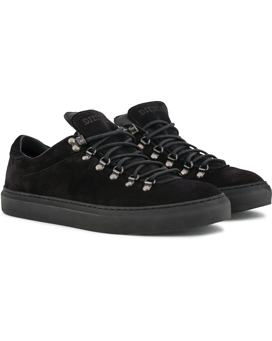  Marostica Low Sneaker Black Suede 
