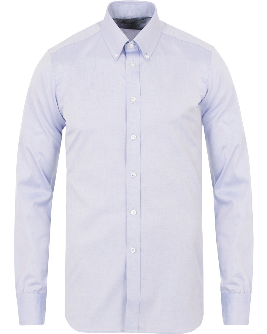  Slim Fit Button Down Oxford Shirt Light Blue