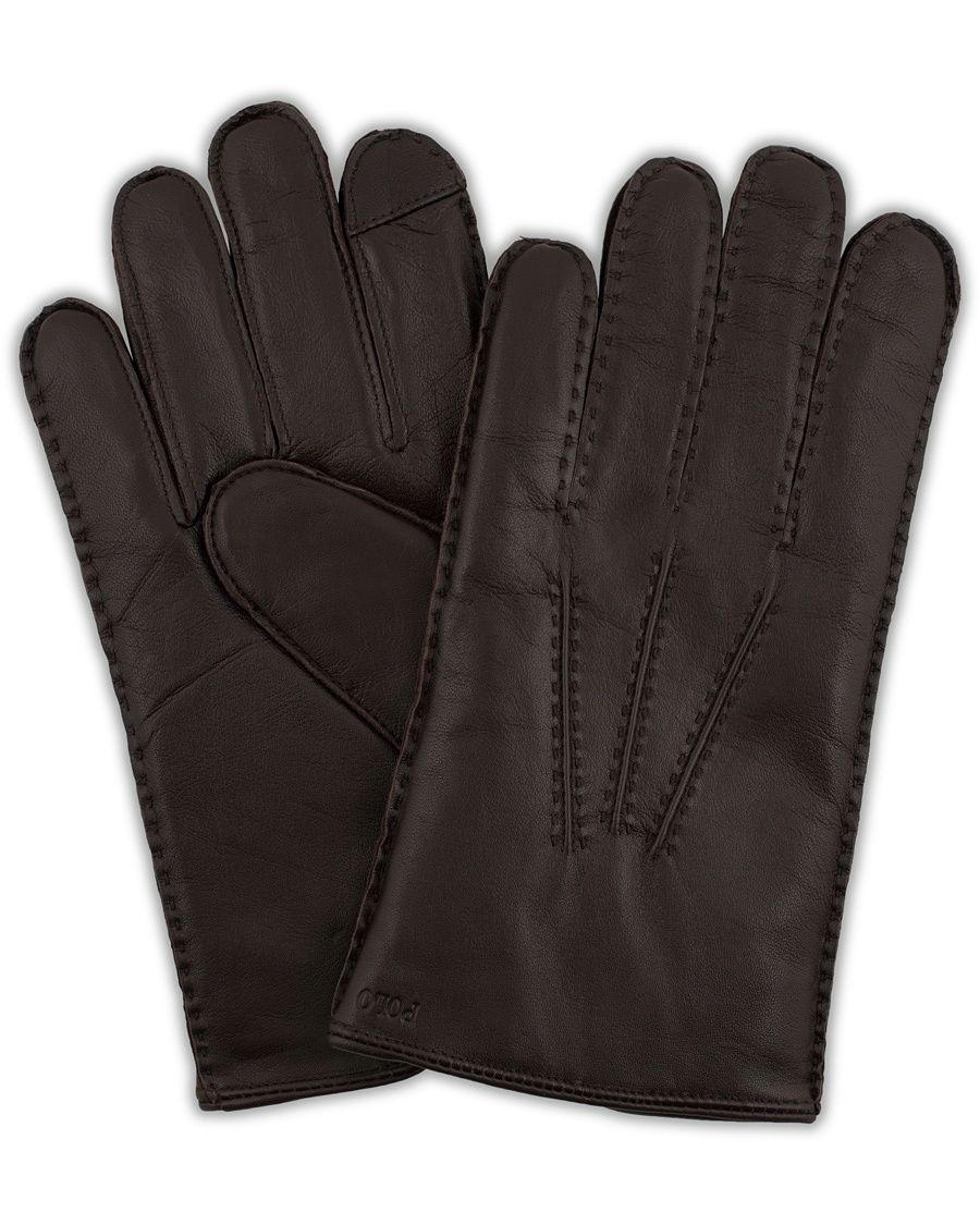 おすすめネット Polo Ralph M Gloves Touch Leather Lauren - 手袋