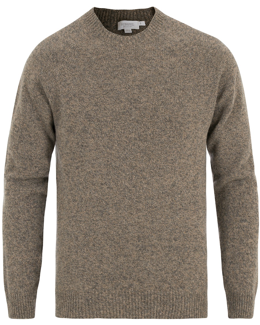  Lambswool Crew Neck Beige