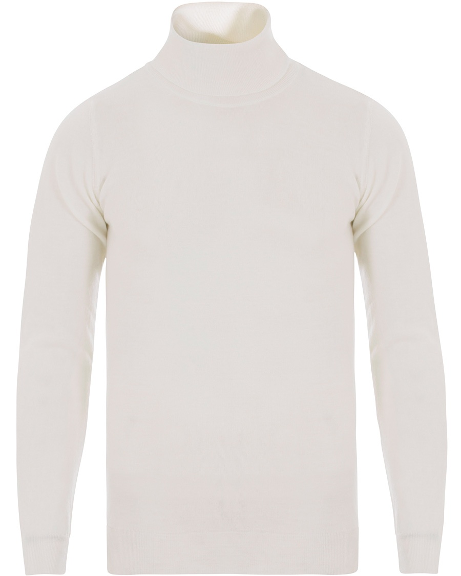  Cole Extra Fine Merino Polo White