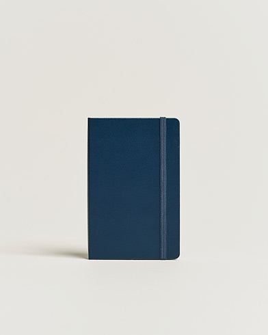 Anteckningsböcker |  Plain Hard Notebook Pocket Sapphire Blue