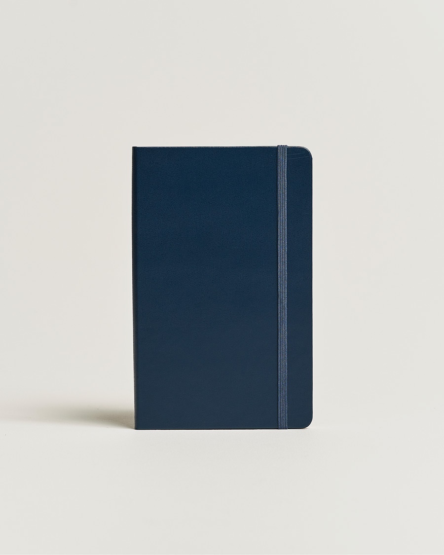 Herr | | Moleskine | Plain Hard Notebook Large Sapphire Blue