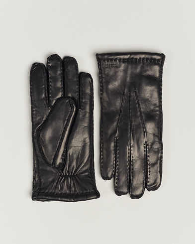 Herr |  | Hestra | George Lambskin Hairsheep Glove Black