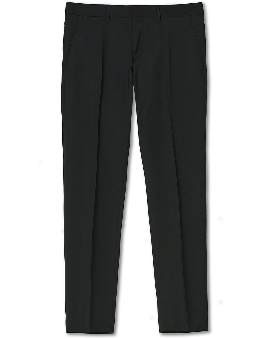  Paulie Comfort Wool Trousers Black