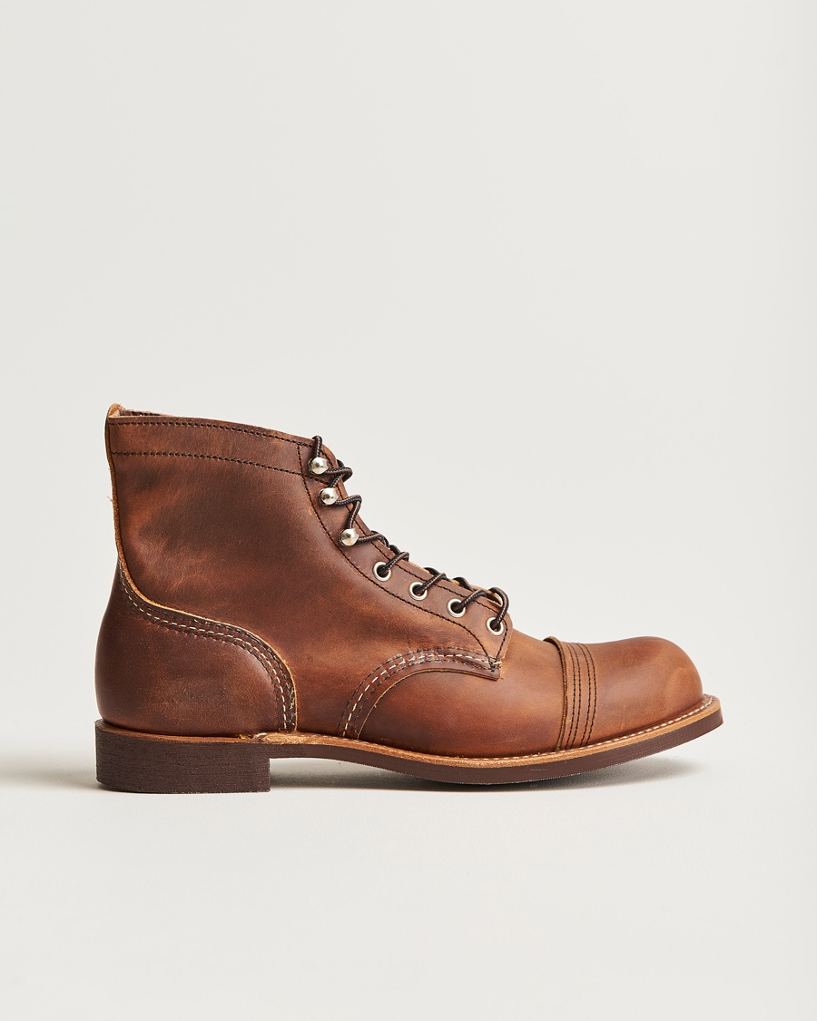 Red Wing Shoes Iron Ranger Boot Copper Rough/Though Leather – Brun