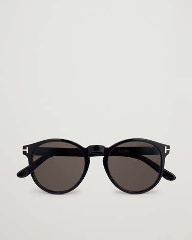 Herr | Runda solglasögon | Tom Ford | Ian FT0591 Sunglasses Shiny Black