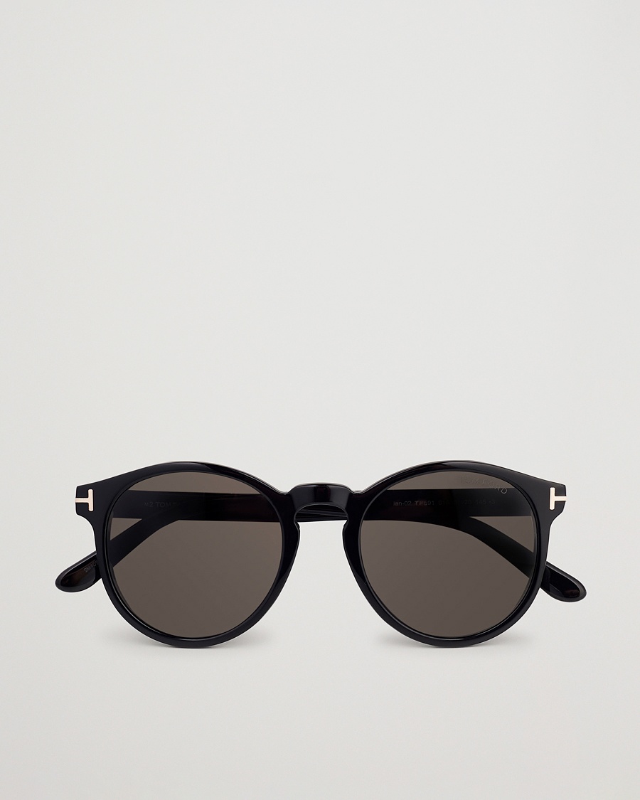 Tom Ford Ian FT0591 Sunglasses Shiny Black – Svart