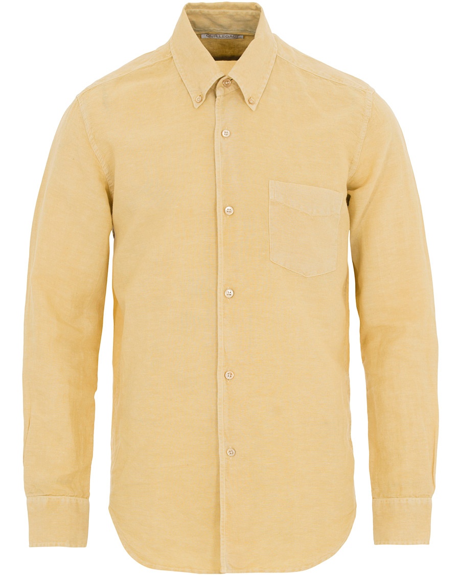  Classic Shirt Cotton/Linen Fade Yellow