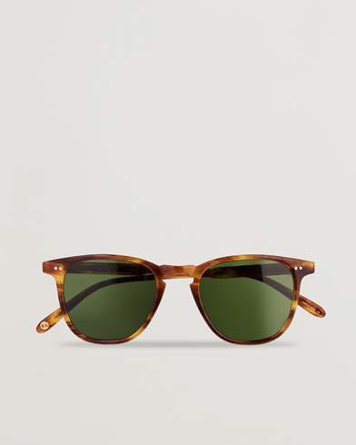 Herr | Solglasögon | Garrett Leight | Brooks 47 Sunglasses Pinewood/Pure Green