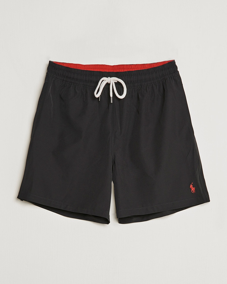 Polo Ralph Lauren Traveler Boxer Swim Shorts Polo Black – Svart