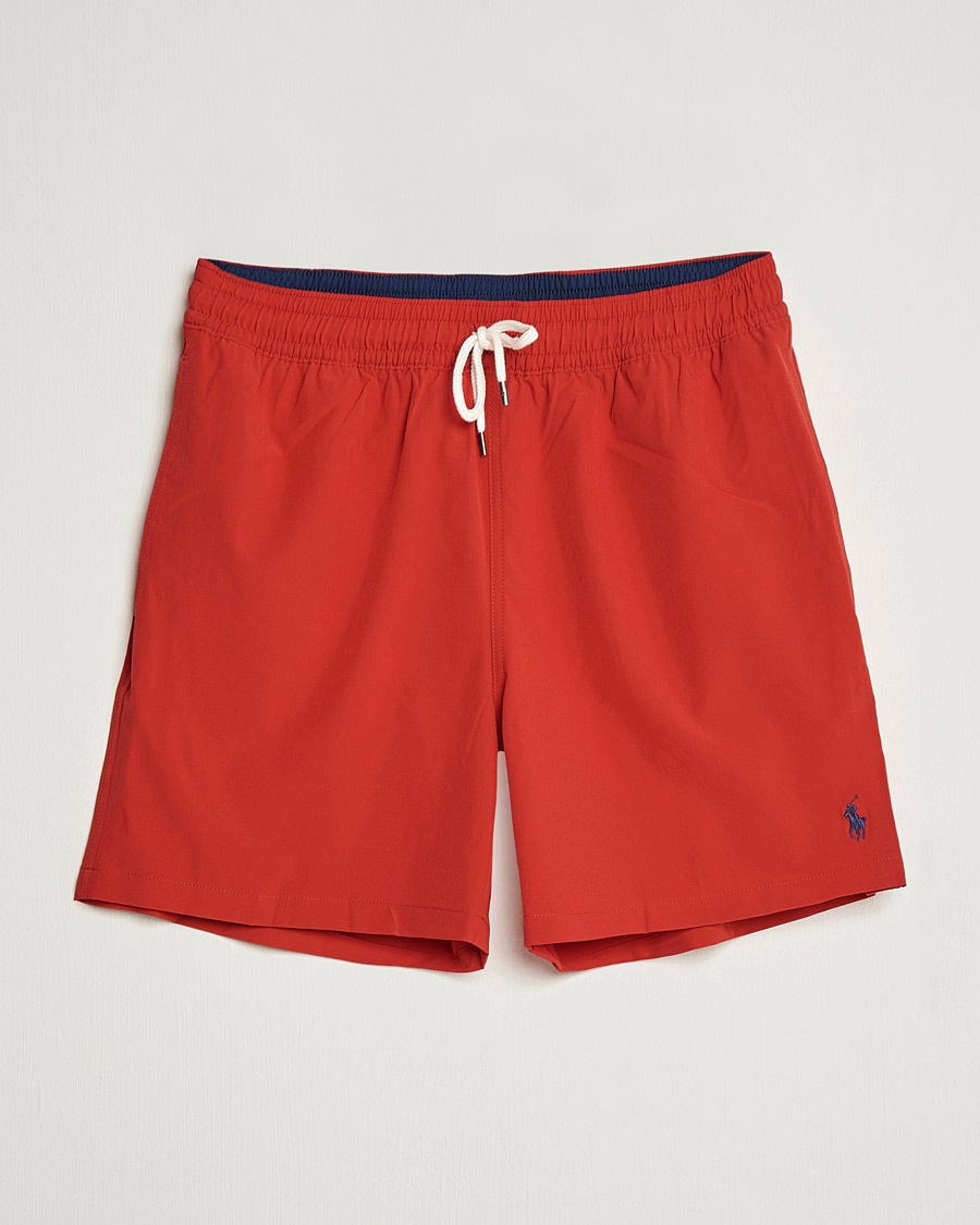  Traveler Boxer Swim Shorts RL Red