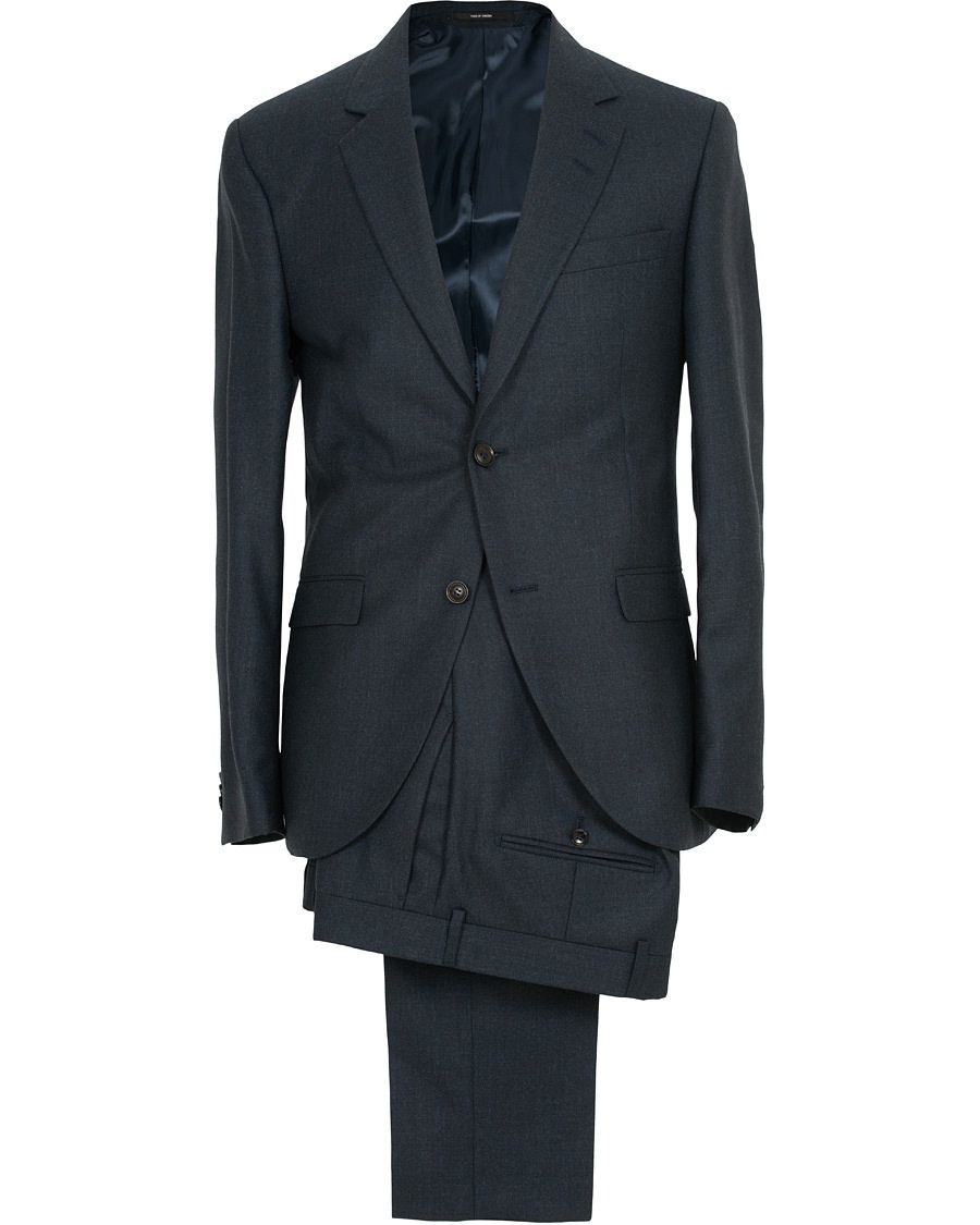  Jamonte Virgin Wool Suit Blue