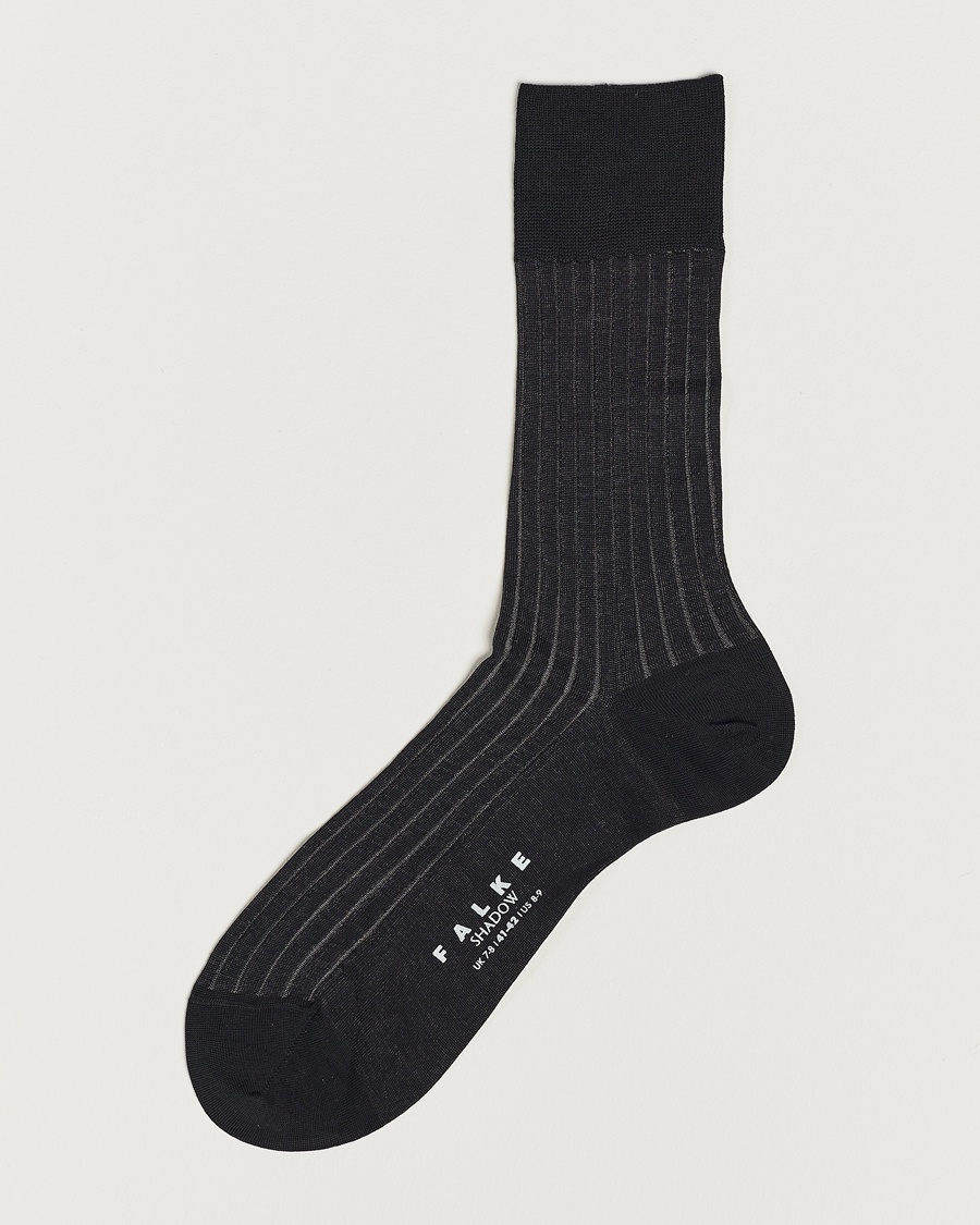Falke Shadow Stripe Sock Grey/White – Grå