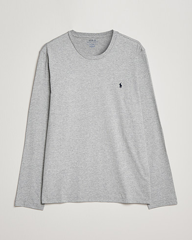 Herr | Långärmade t-shirts | Polo Ralph Lauren | Liquid Cotton Long Sleeve Crew Neck Tee Andover Heather