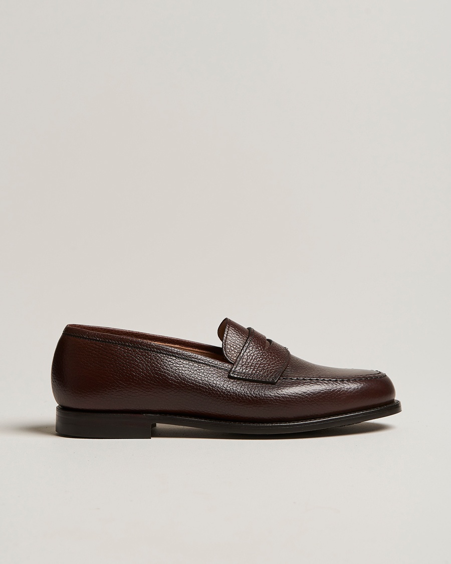 Crockett & Jones Boston City Sole Dark Brown Calf – Brun