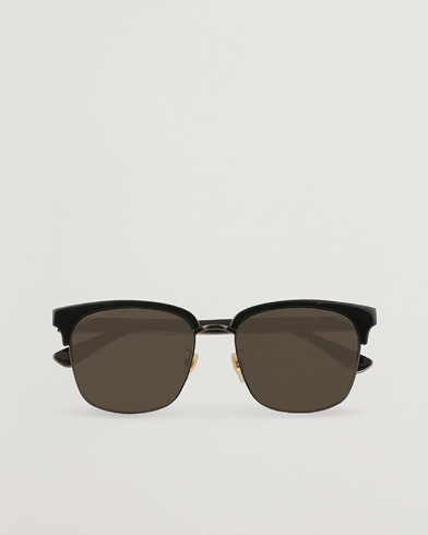 Herr | D-formade solglasögon | Gucci | GG0382S Sunglasses Black/Grey