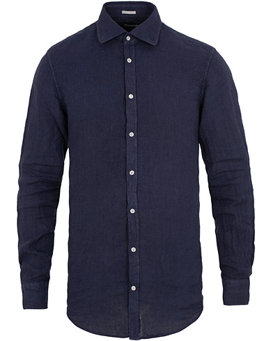  Canary Linen Shirt  Washed Navy