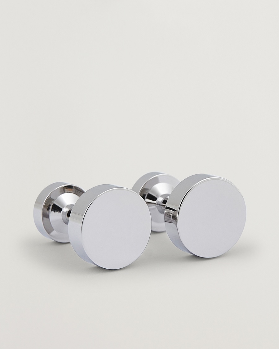 Herr | Black Tie | Skultuna | The Icon Cuffs Polished Steel