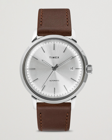 Herr |  | Timex | Marlin Automatic 40mm Silver Dial