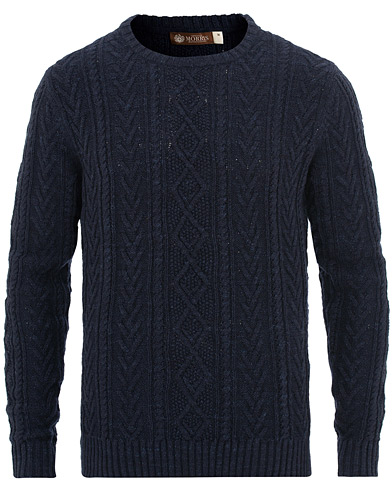 Herr |  | Morris Heritage | Cable Sweater Navy
