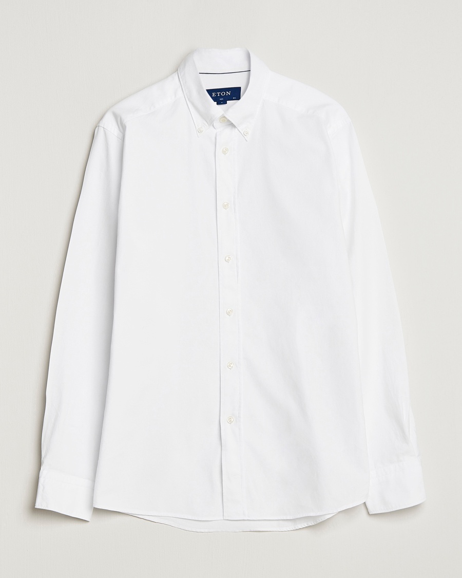 Herr | | Eton | Slim Fit Royal Oxford Button Down White