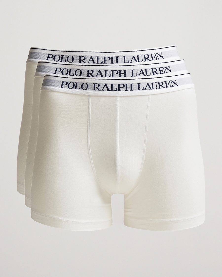 Polo Ralph Lauren 3-Pack Stretch Boxer Brief White – Vit