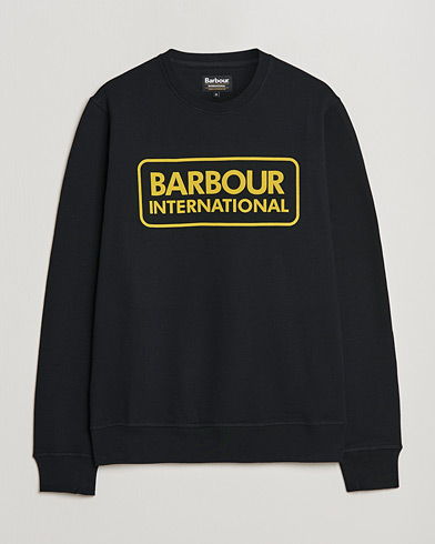 Herr | Barbour International | Barbour International | Large Logo Sweatshirt Black