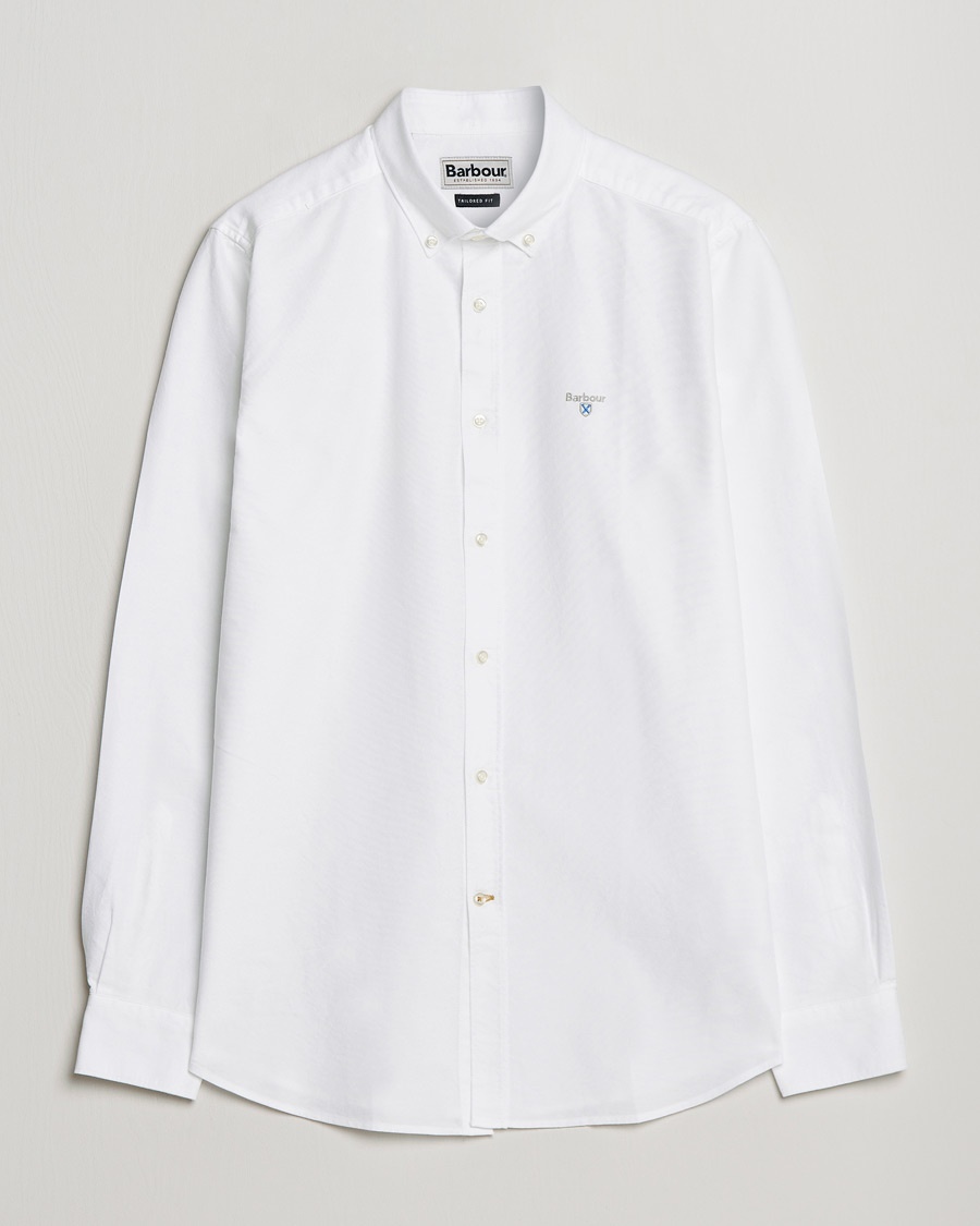 Herr | | Barbour Lifestyle | Tailored Fit Oxford 3 Shirt White