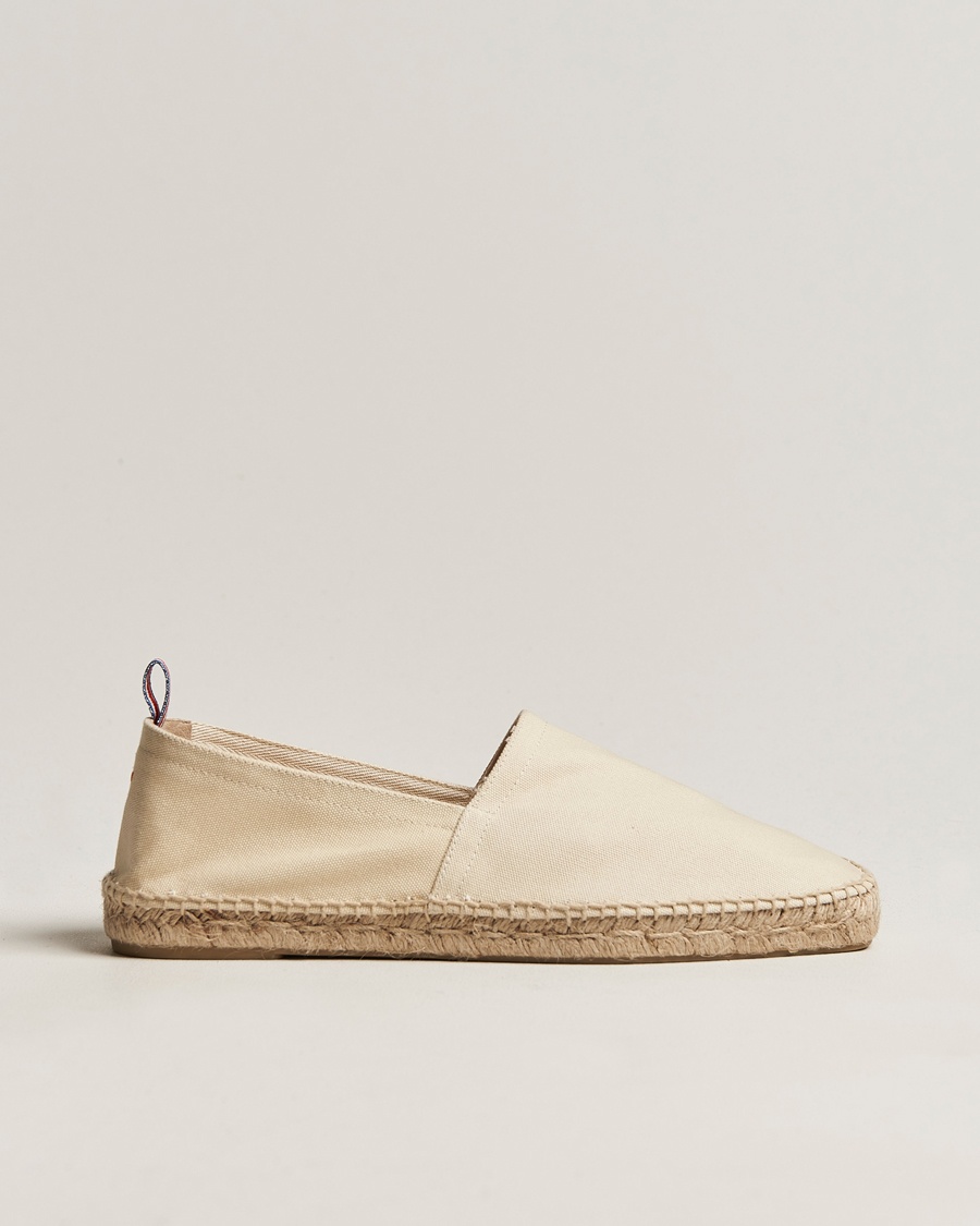Castañer Pablo Canvas Espadrilles Ivory – Vit
