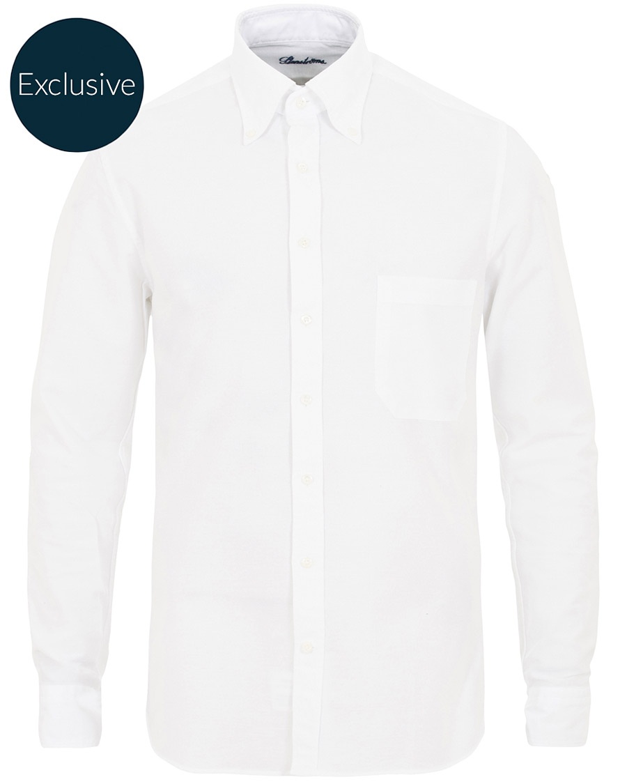  Slimline Oxford Shirt White