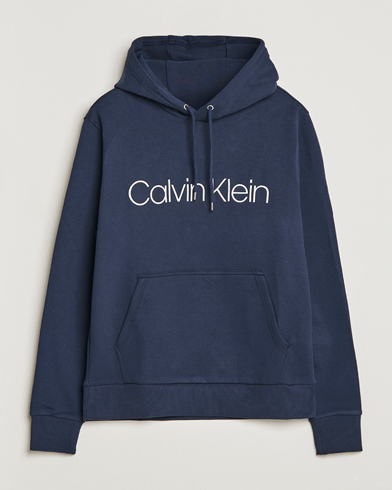 Herr | Calvin Klein | Calvin Klein | Front Logo Hoodie Navy