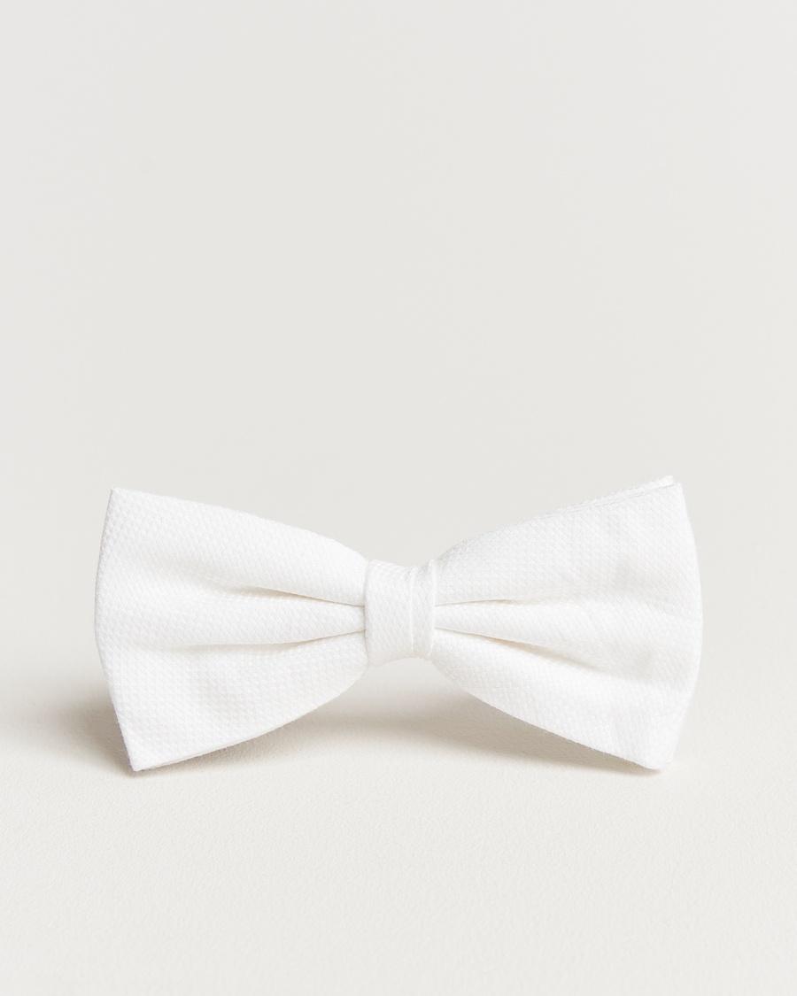 Amanda Christensen Cotton Pique Pre Tie White – Vit
