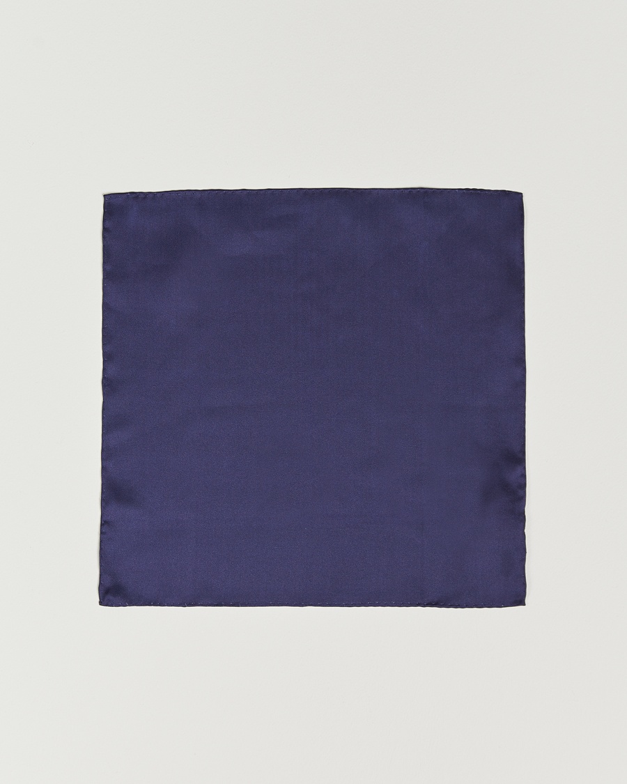 Herr | Näsdukar | Amanda Christensen | Handkercheif Silk Navy