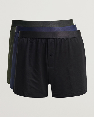 Herr | Kalsonger | CDLP | 3-Pack Boxer Shorts Black/Army/Navy